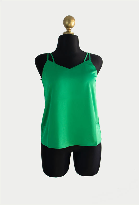 Blusa de doble correa reciclada